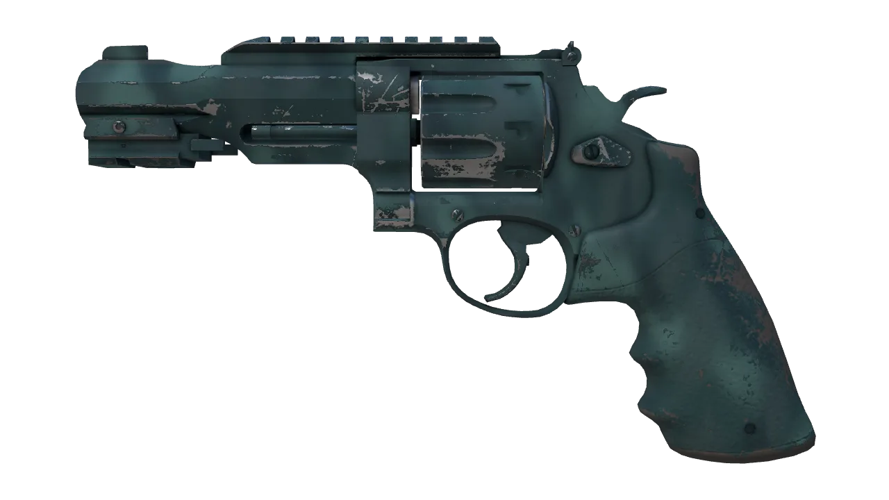 R8 Revolver | Canal Spray (Field-Tested) — Dust II light, front
