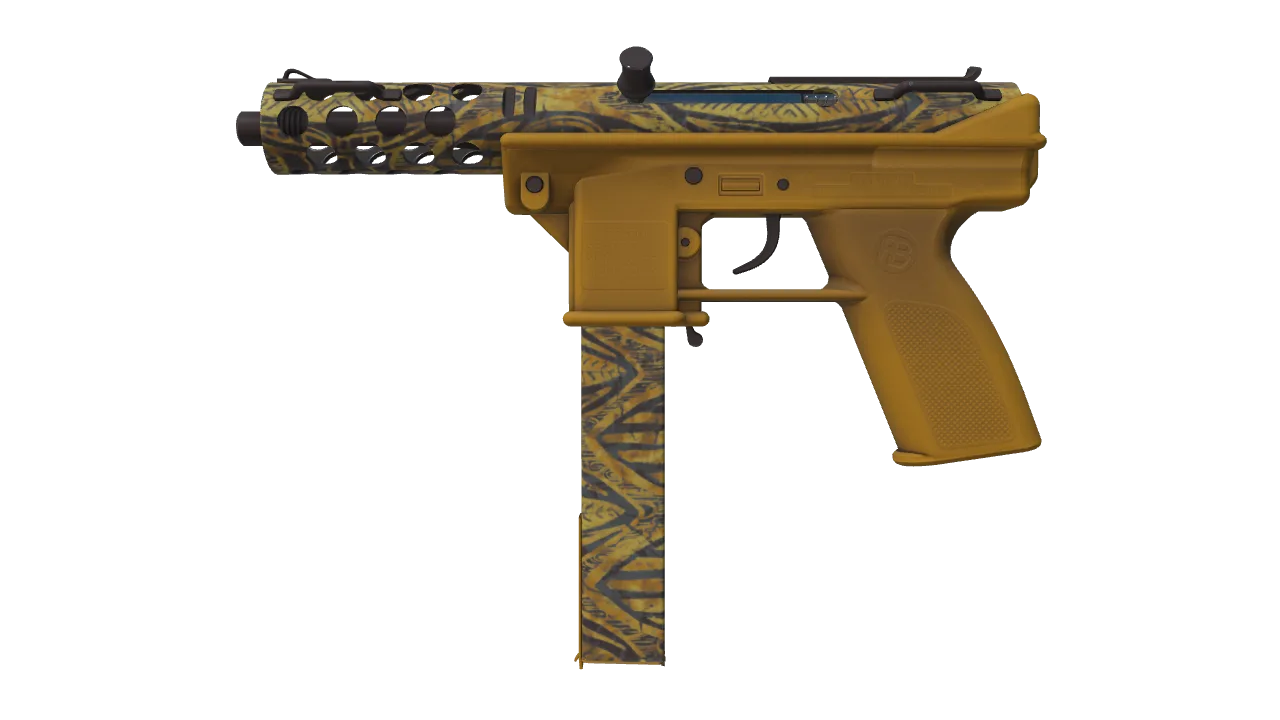 Tec-9 | Banana Leaf (Factory New) — Dust II light, front