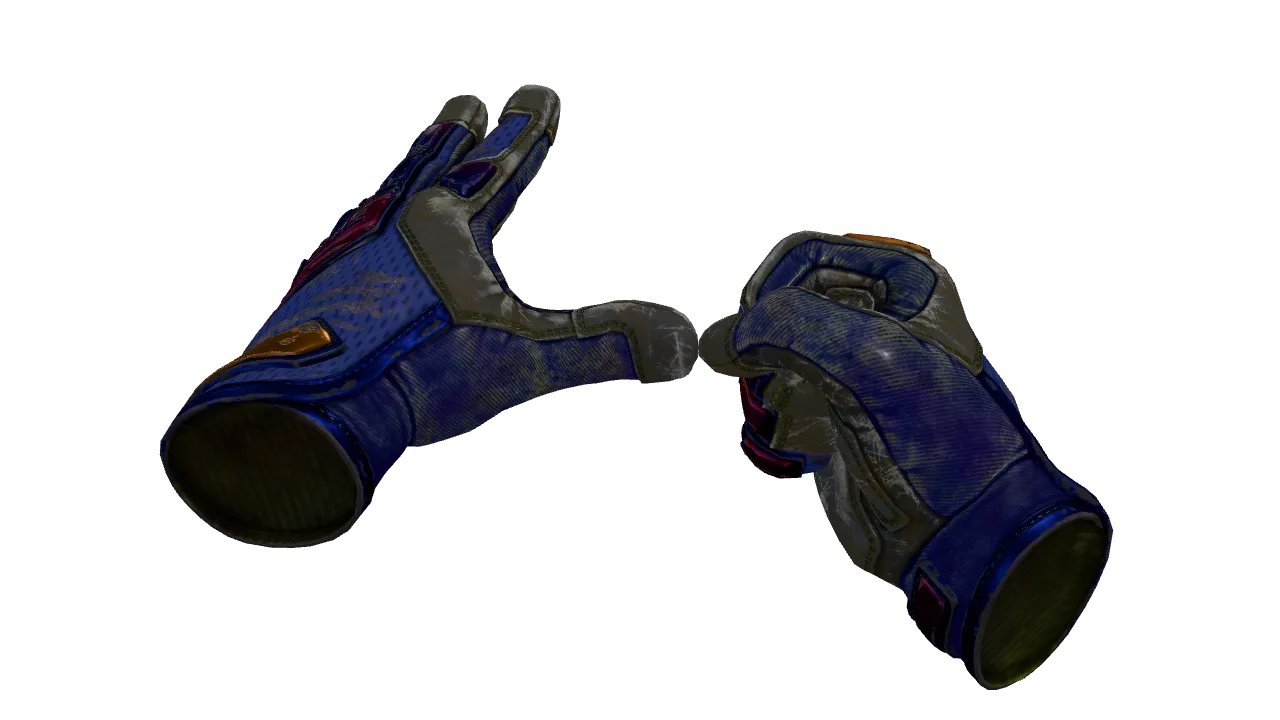 ★ Specialist Gloves | Fade (Battle-Scarred) — Dust II light, front