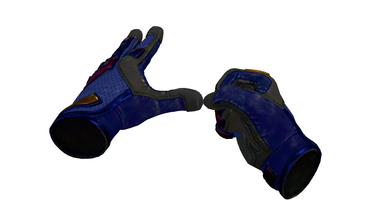 ★ Specialist Gloves | Fade (Field-Tested) — Dust II light, front