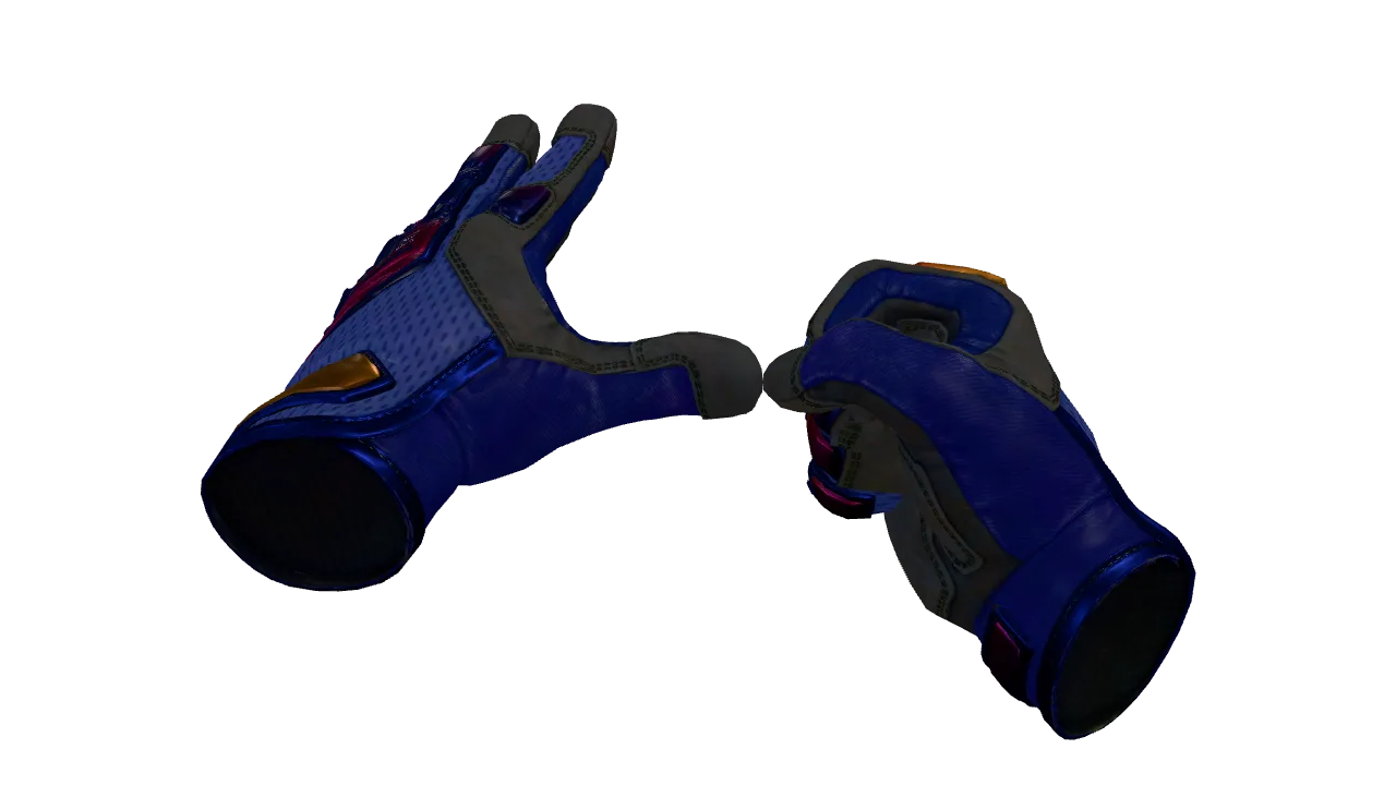 ★ Specialist Gloves | Fade (Minimal Wear) — Dust II light, front