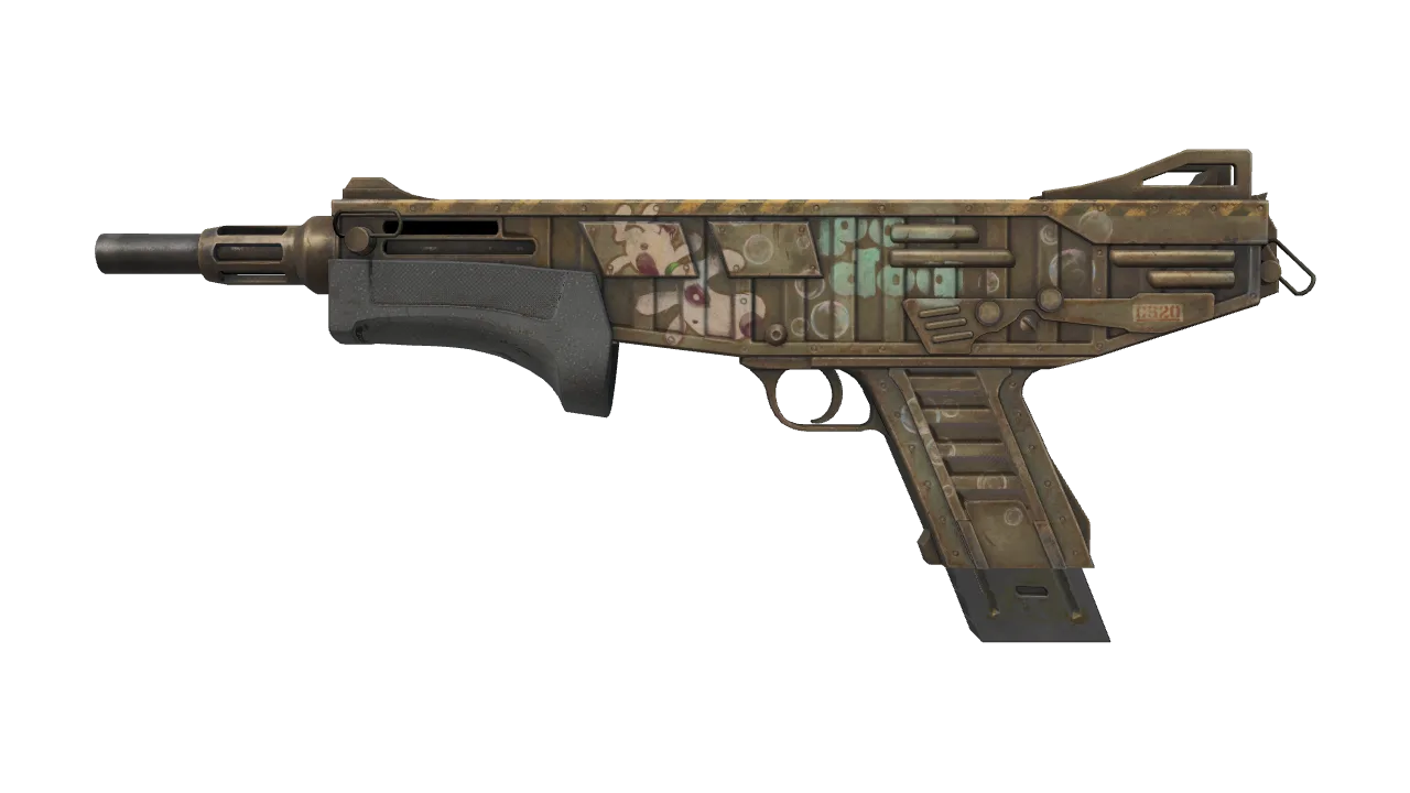 StatTrak™ MAG-7 | Popdog (Battle-Scarred) — Dust II light, front