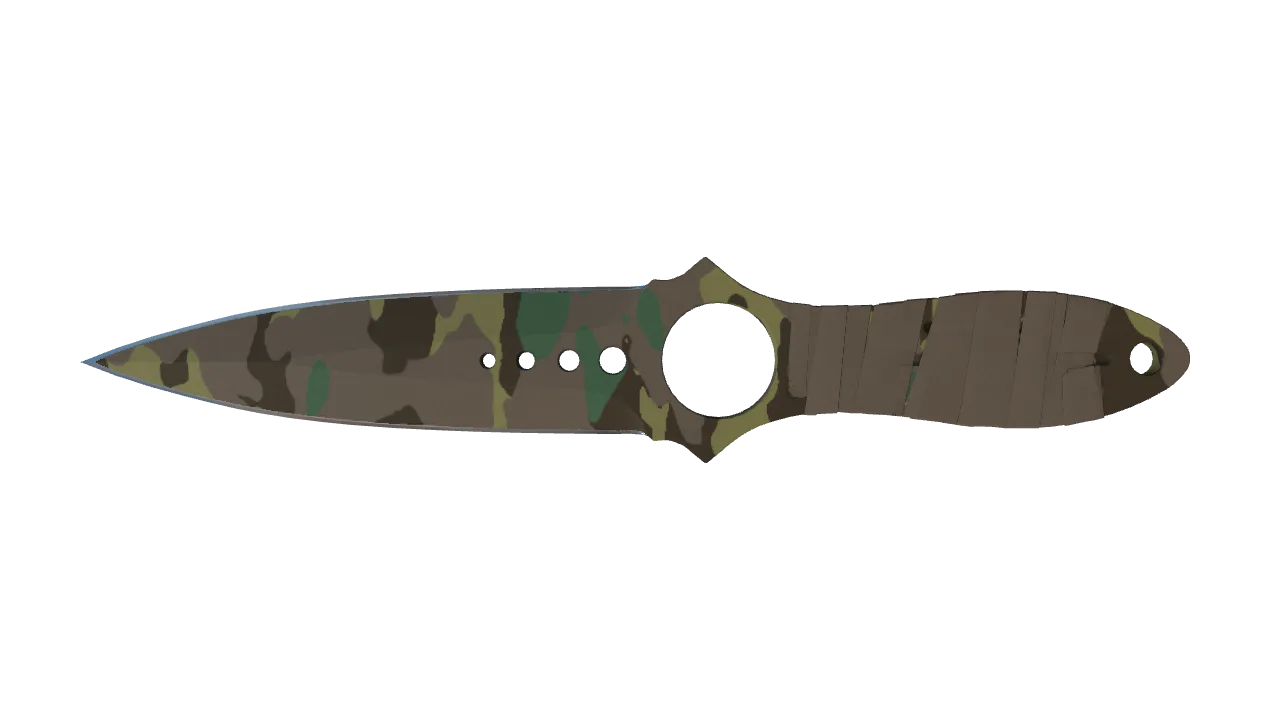★ Skeleton Knife | Boreal Forest (Factory New) — Dust II light, front