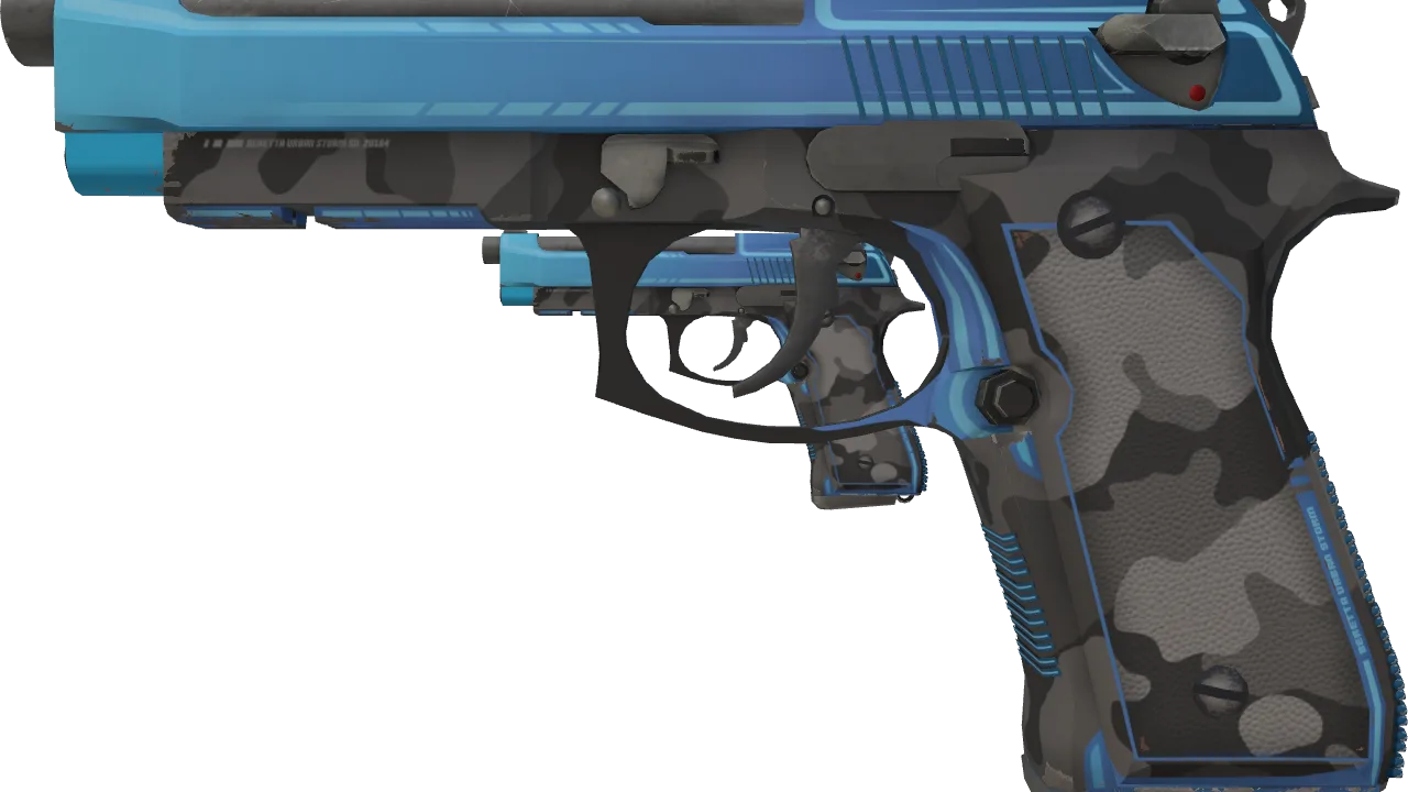 Dual Berettas | Urban Shock (Minimal Wear) — Dust II light, front