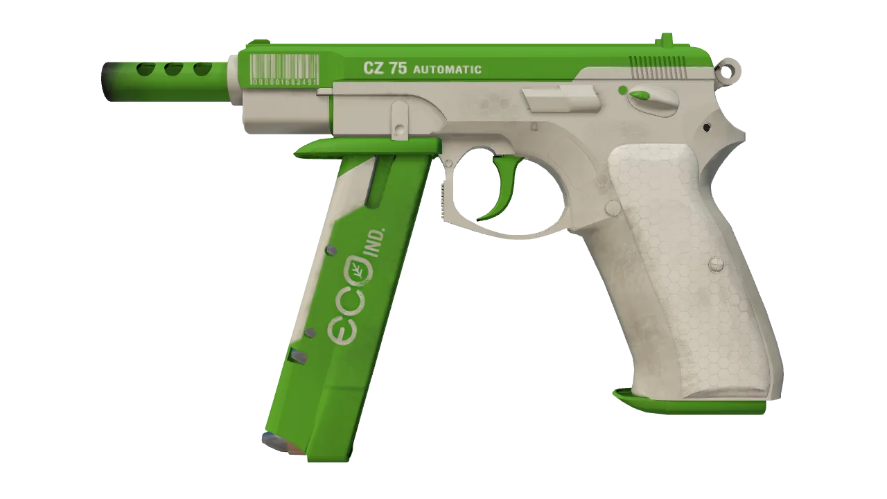 CZ75-Auto | Eco (Factory New) — Dust II light, front