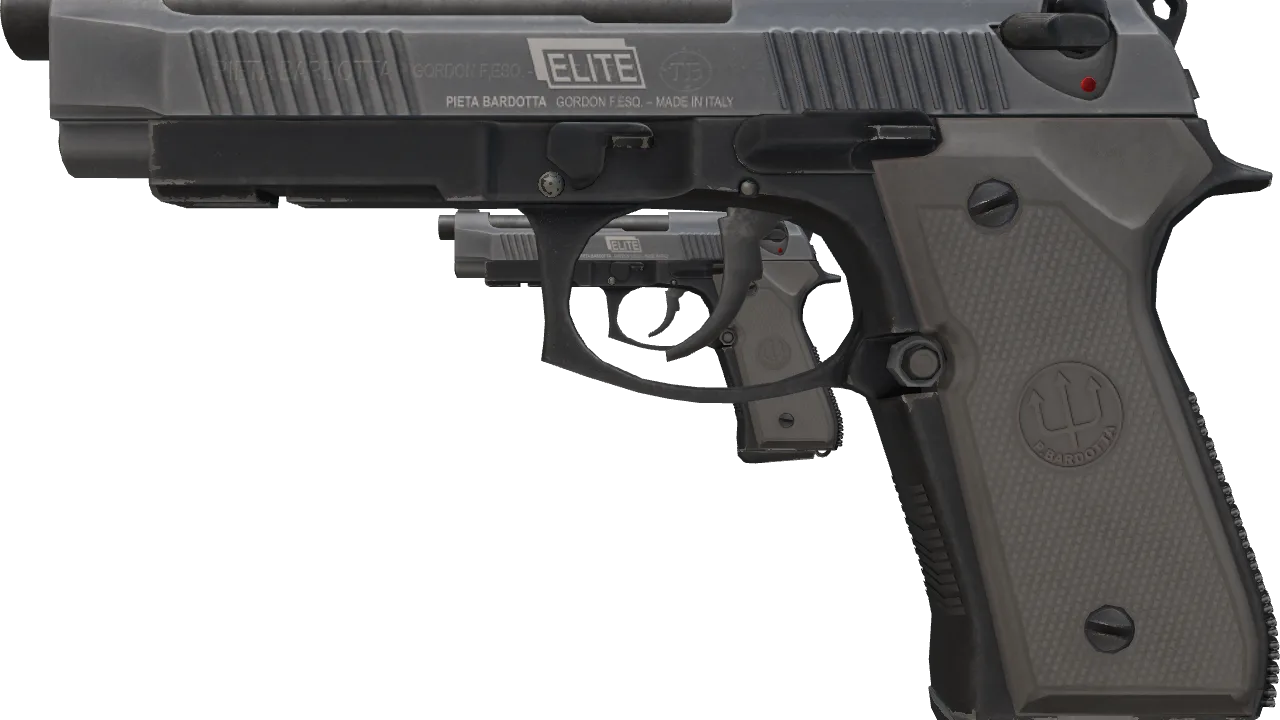 Dual Berettas | Elite 1.6 (Minimal Wear) — Dust II light, front