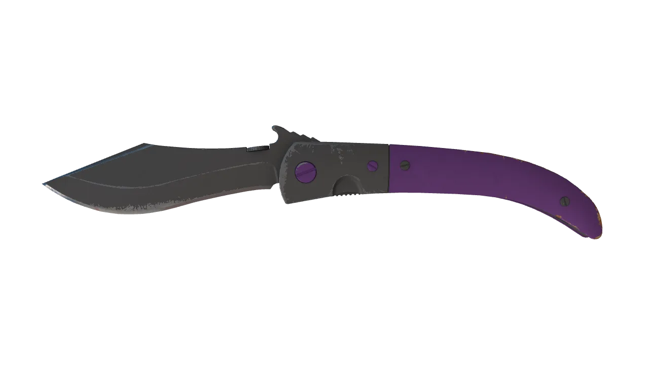 ★ Navaja Knife | Ultraviolet (Well-Worn) — Dust II light, front