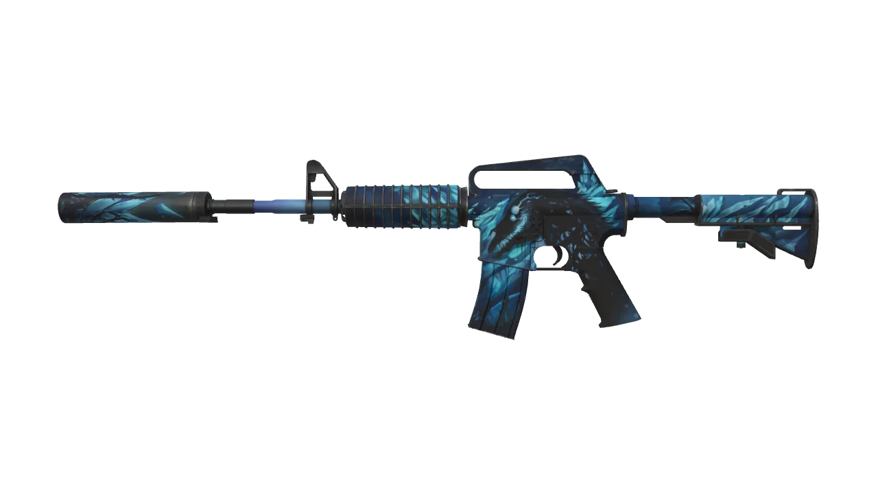 M4A1-S | Nightmare (Factory New) — Dust II light, front