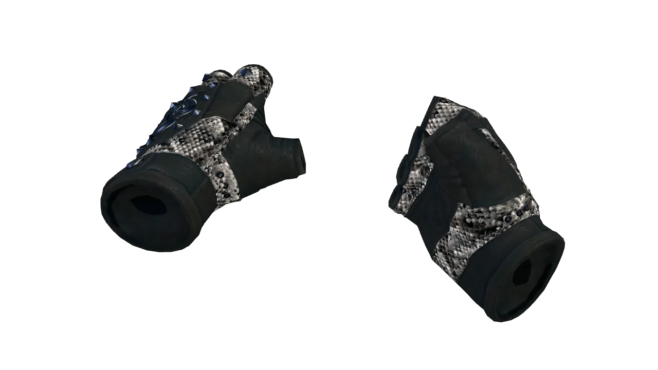 ★ Broken Fang Gloves | Unhinged (Factory New) — Dust II light, front