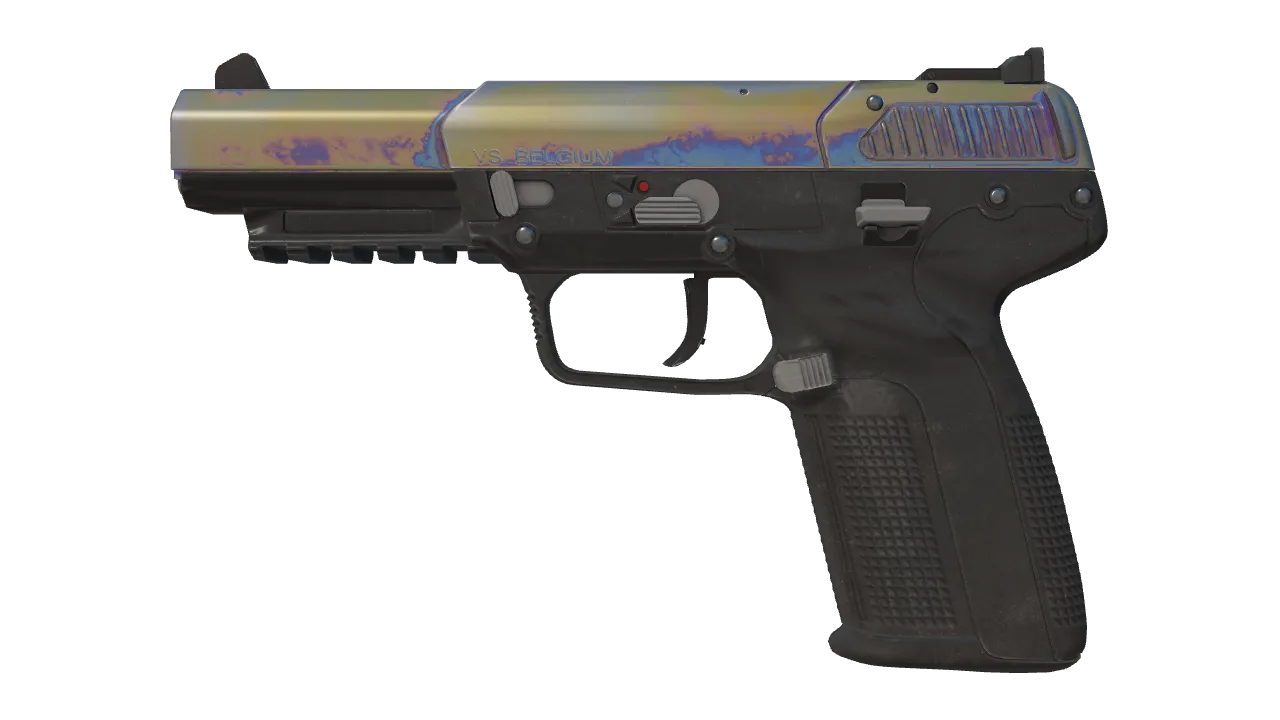 Five-SeveN | Heat Treated (Factory New) — Dust II light, front