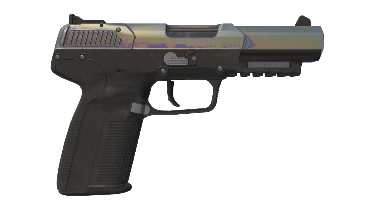 Five-SeveN | Heat Treated seed #123, back