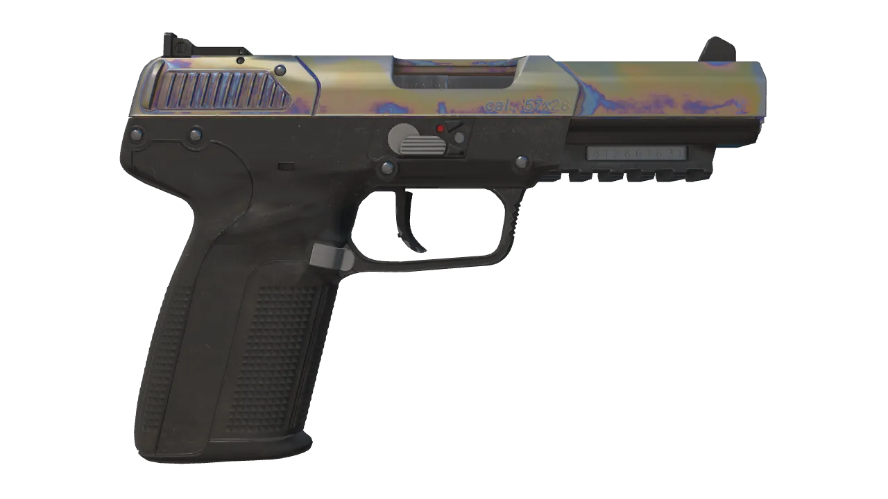 Five-SeveN | Heat Treated seed #125, back