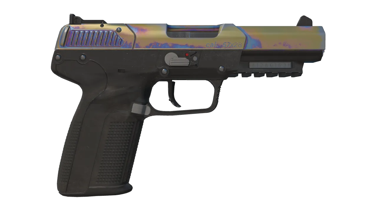 Five-SeveN | Heat Treated seed #168, back