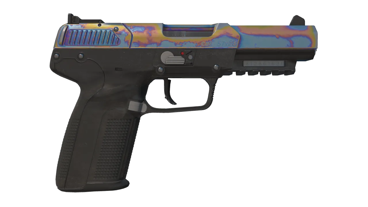 Five-SeveN | Heat Treated seed #341, back