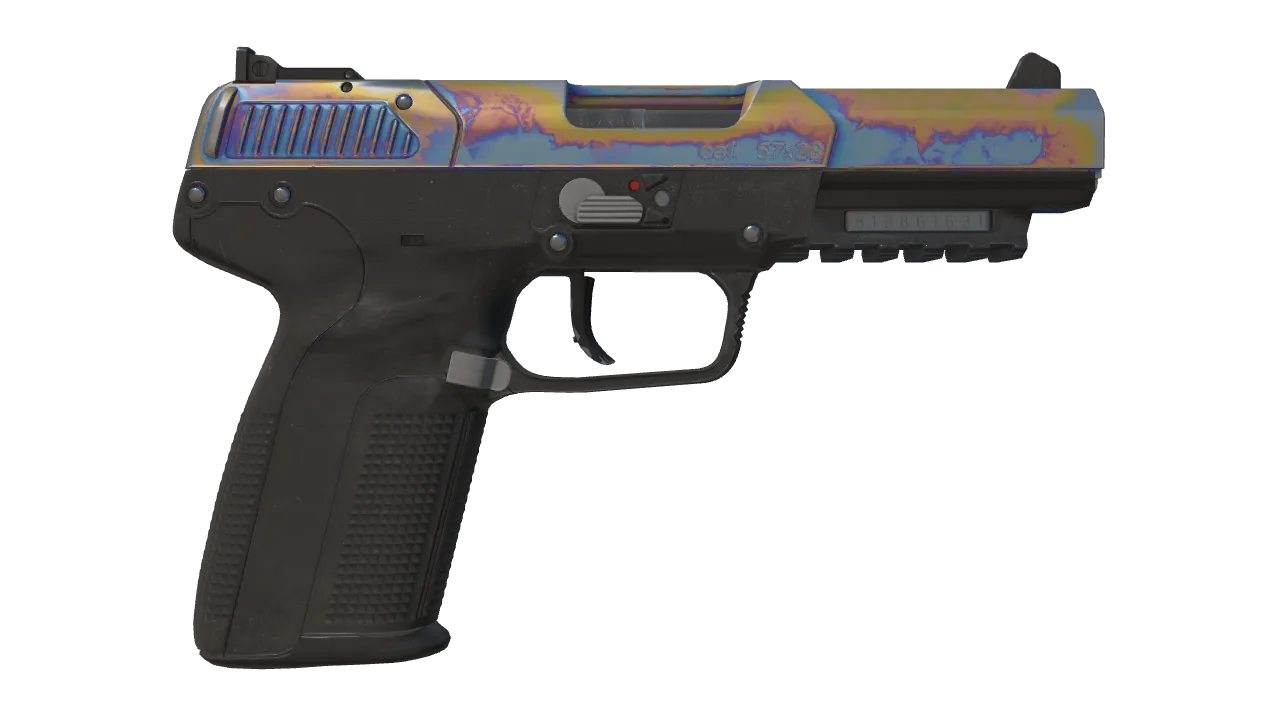 Five-SeveN | Heat Treated seed #370, back