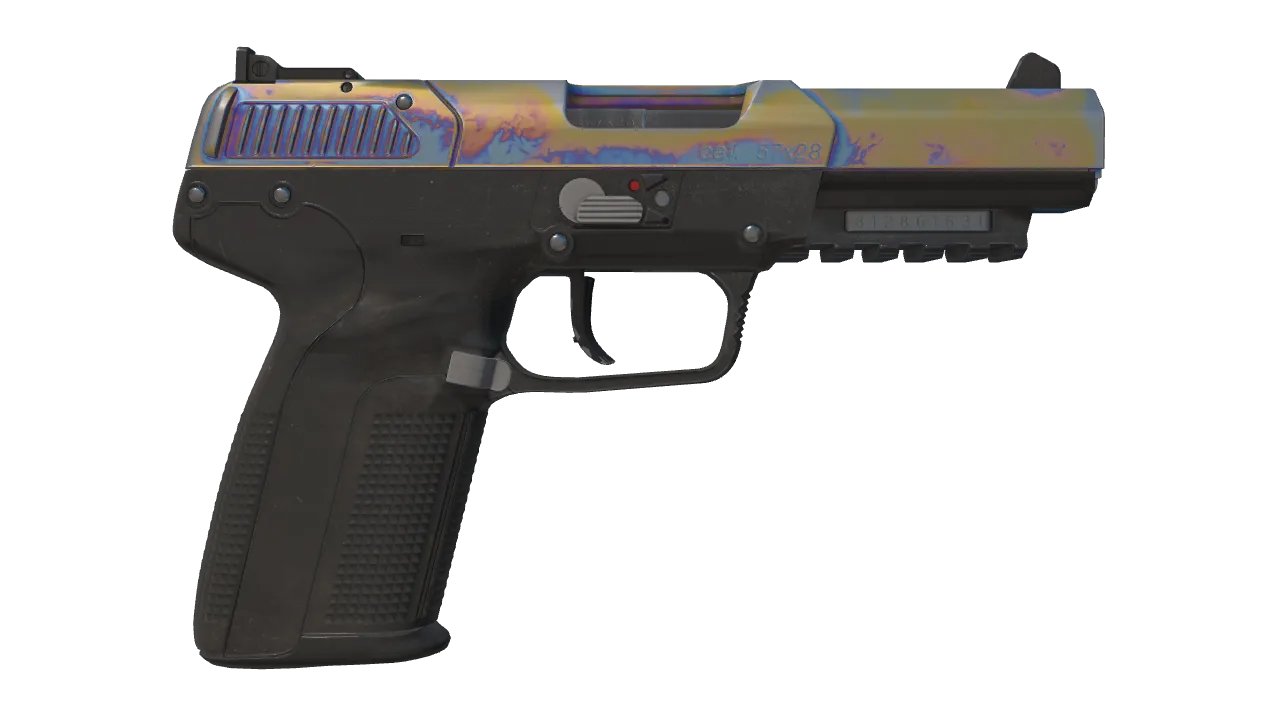 Five-SeveN | Heat Treated seed #386, back