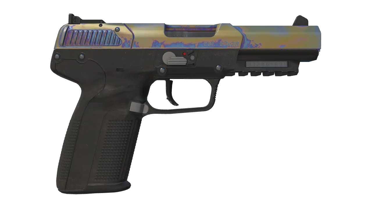 Five-SeveN | Heat Treated seed #402, back