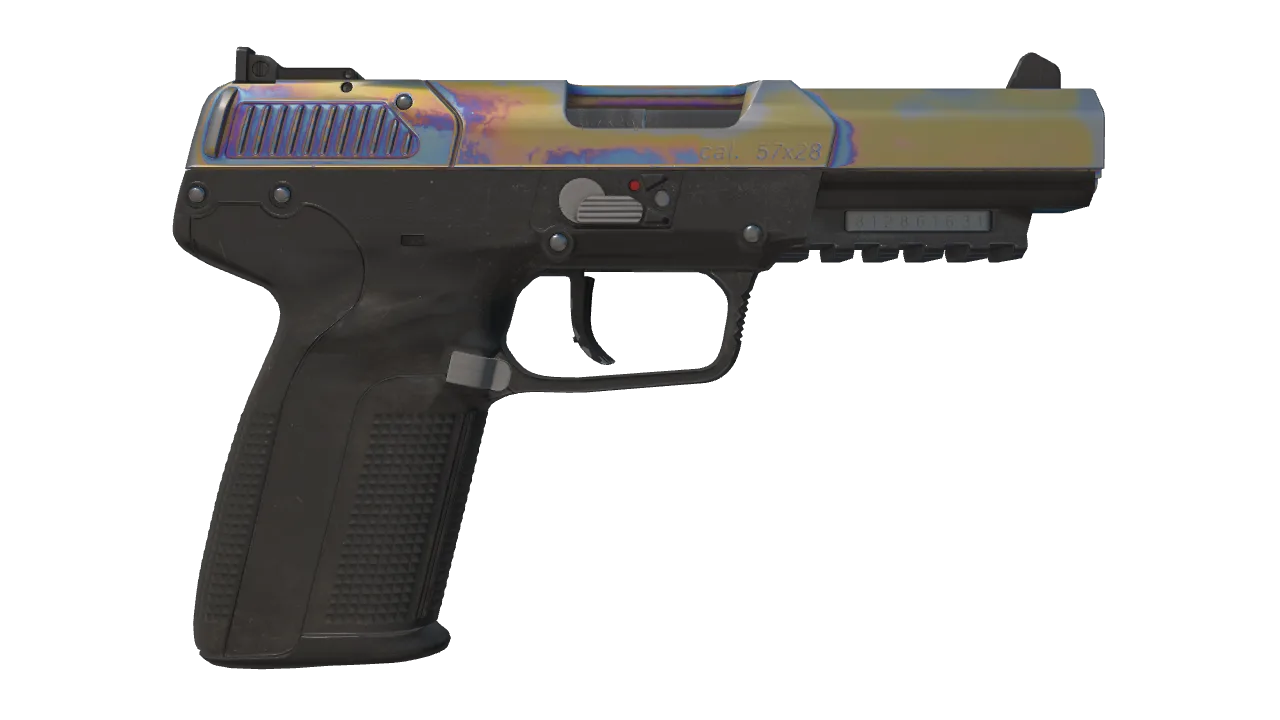 Five-SeveN | Heat Treated seed #441, back