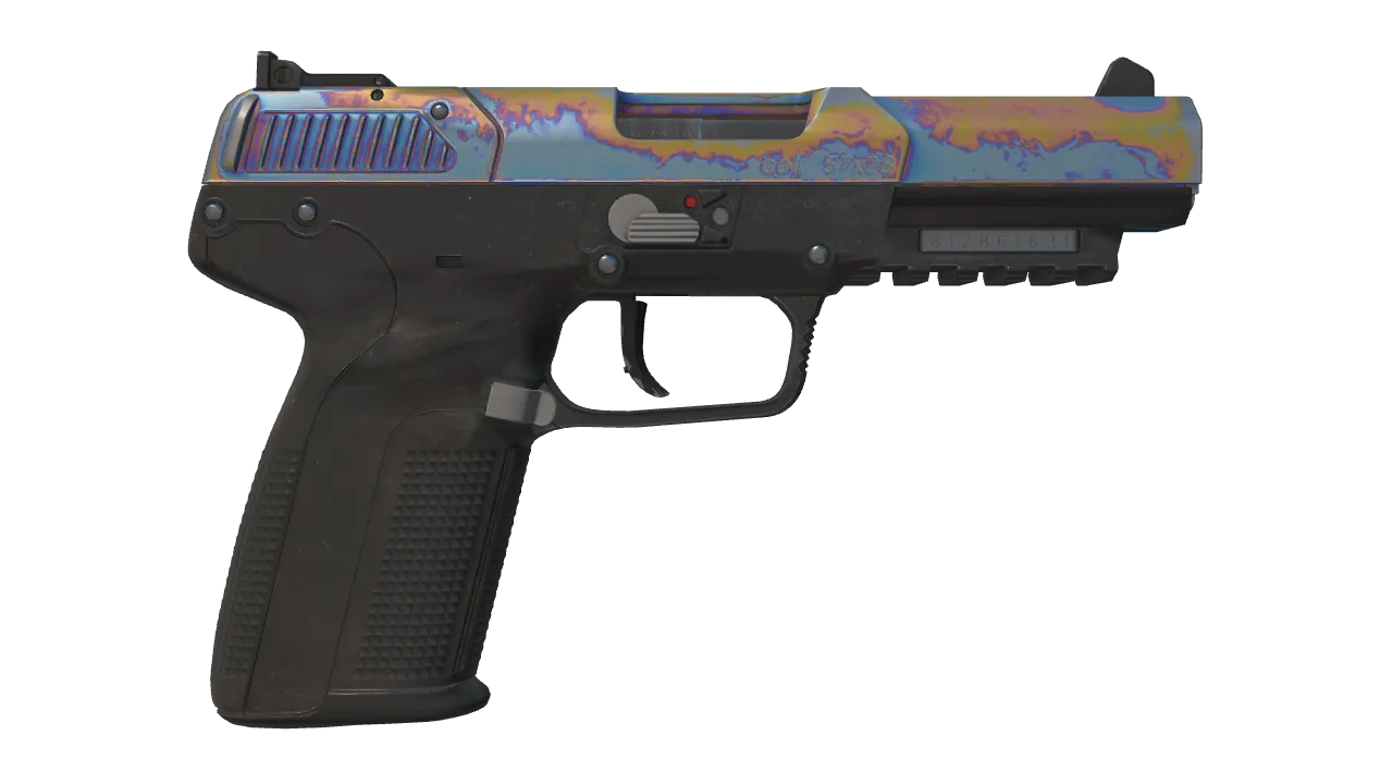 Five-SeveN | Heat Treated seed #490, back