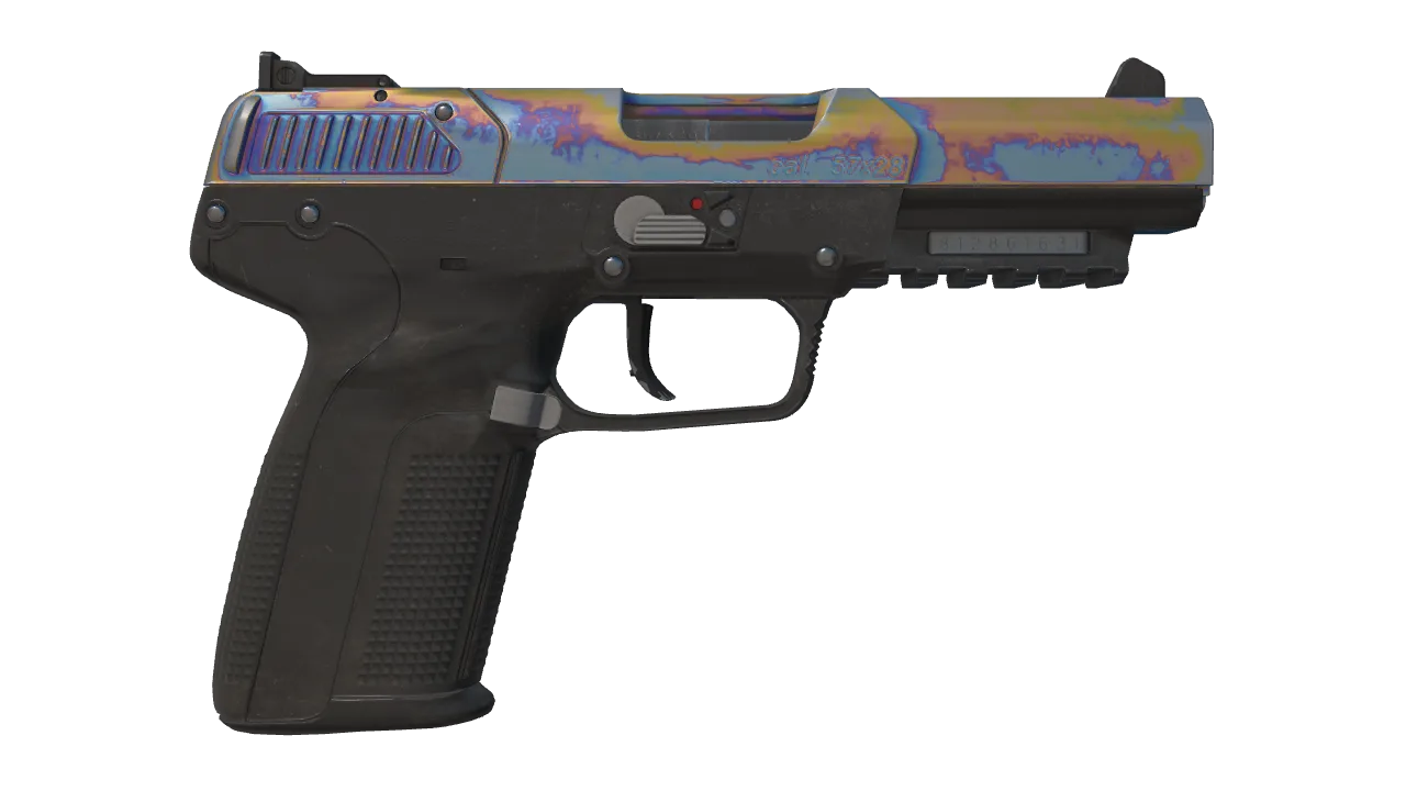 Five-SeveN | Heat Treated seed #517, back