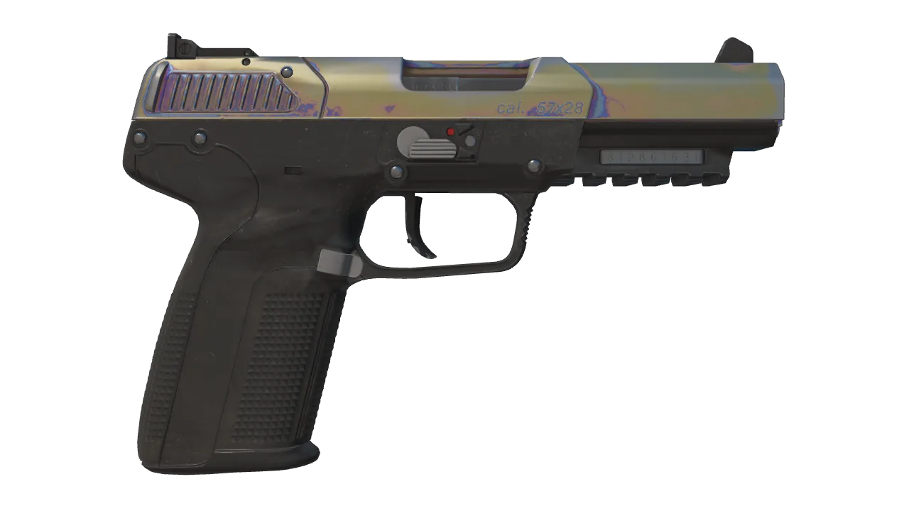 Five-SeveN | Heat Treated seed #521, back