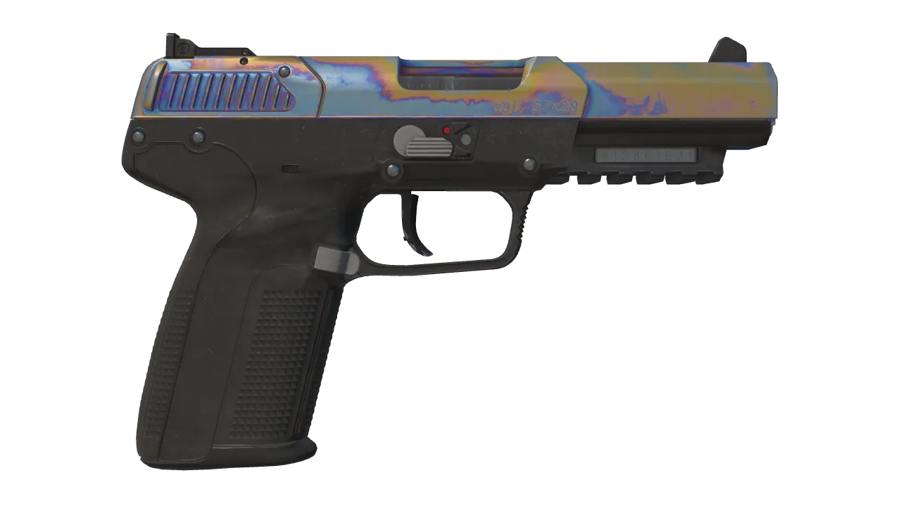 Five-SeveN | Heat Treated seed #651, back