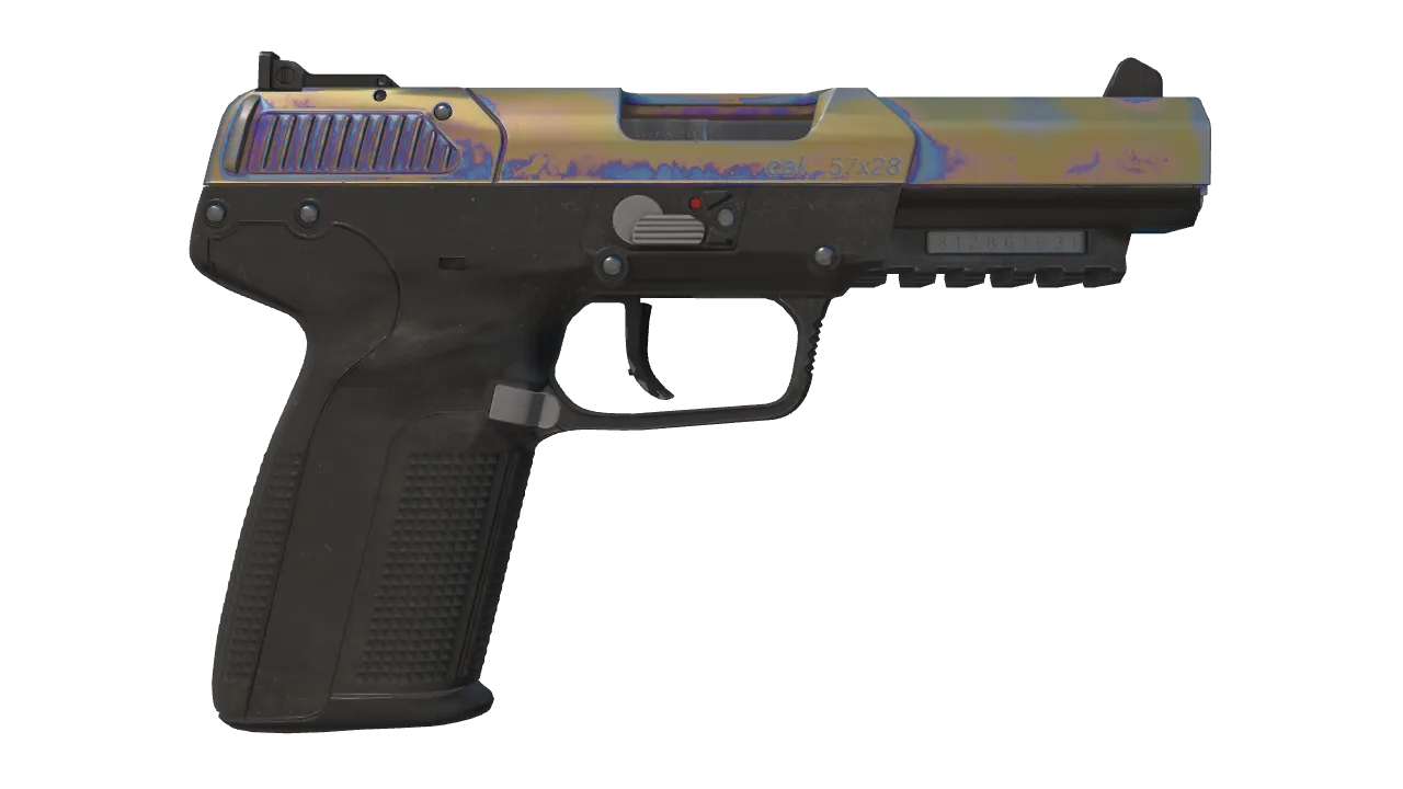 Five-SeveN | Heat Treated seed #701, back