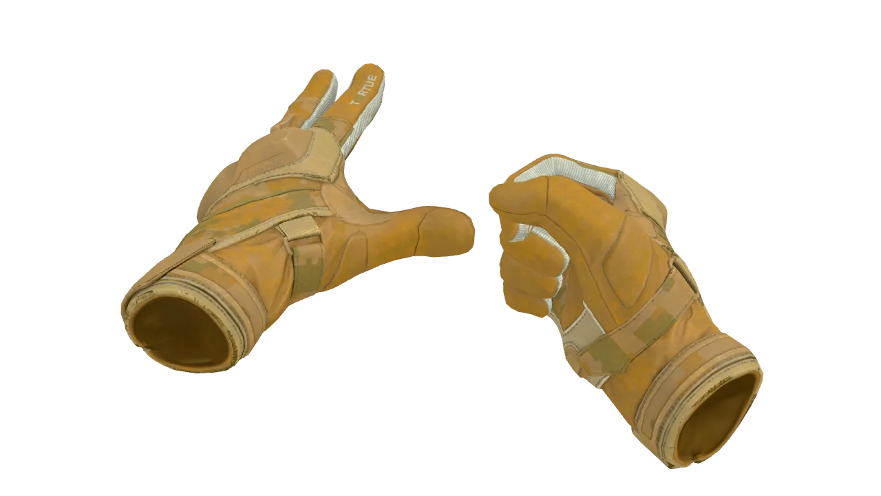★ Moto Gloves | Transport (Minimal Wear) — Dust II light, front