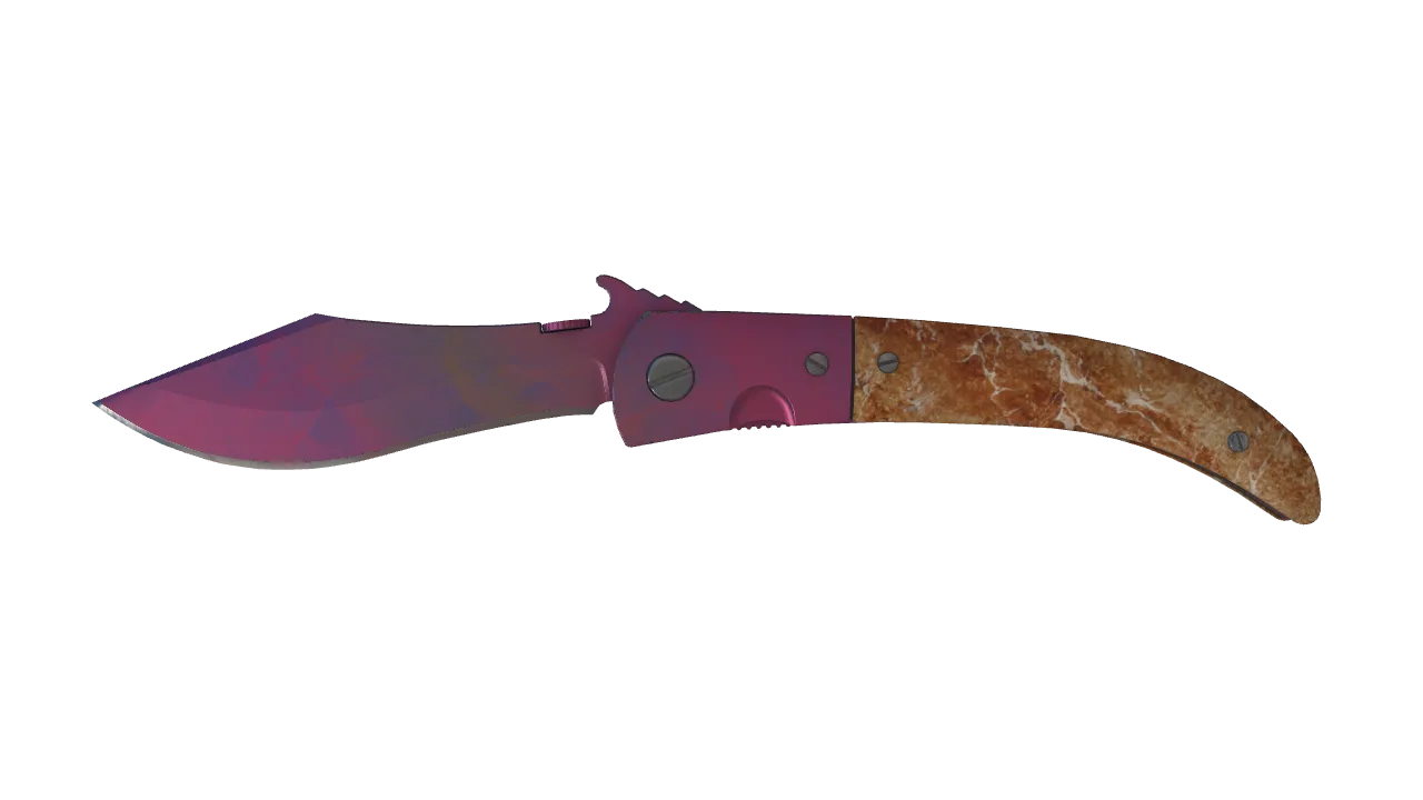 ★ Navaja Knife | Doppler (Phase 2) (Minimal Wear) — Dust II light, front