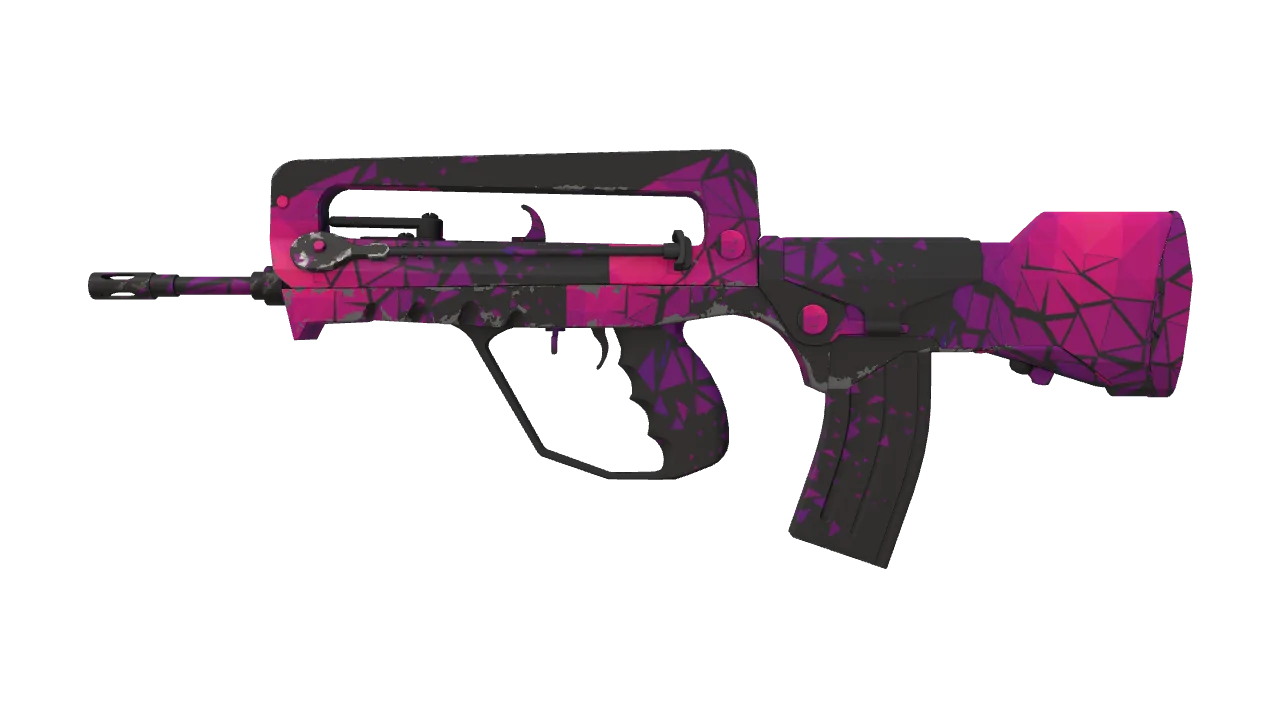 StatTrak™ FAMAS | Pulse (Factory New) — Dust II light, front