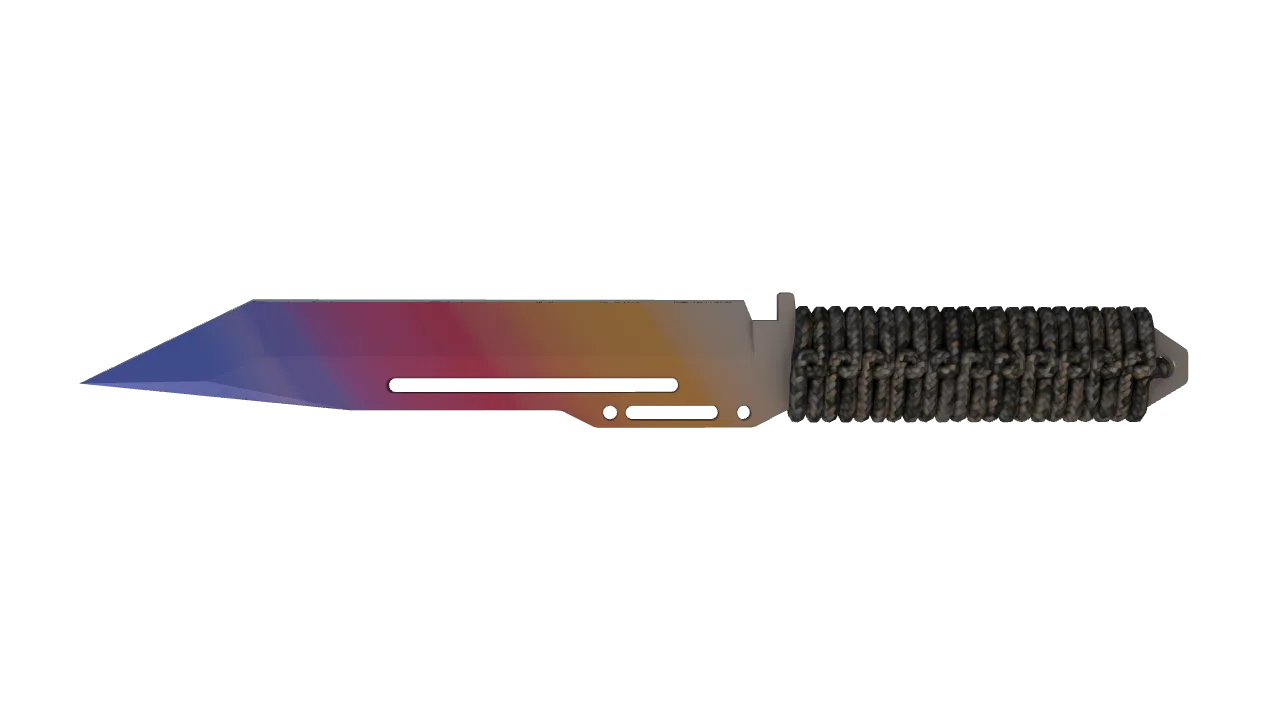 Paracord Knife | Fade seed #150, back