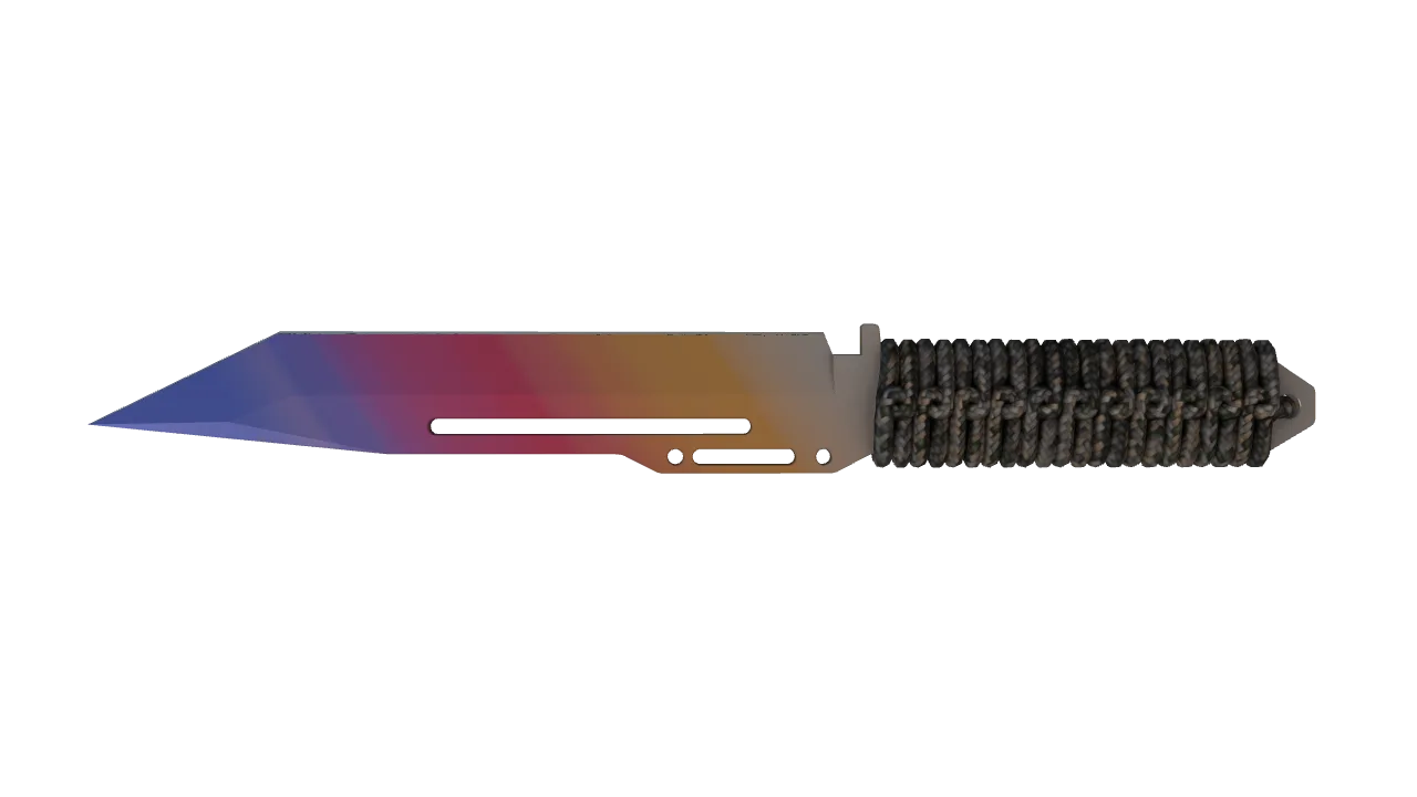 Paracord Knife | Fade seed #956, back