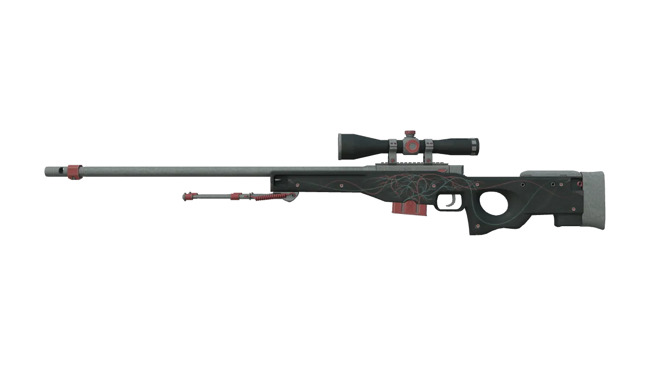 StatTrak™ AWP | Capillary (Minimal Wear) — Dust II light, front