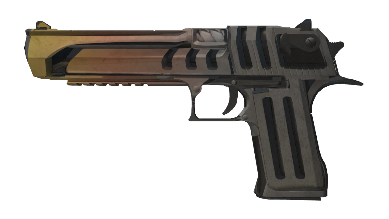 Desert Eagle | Light Rail (Battle-Scarred) — Dust II light, front