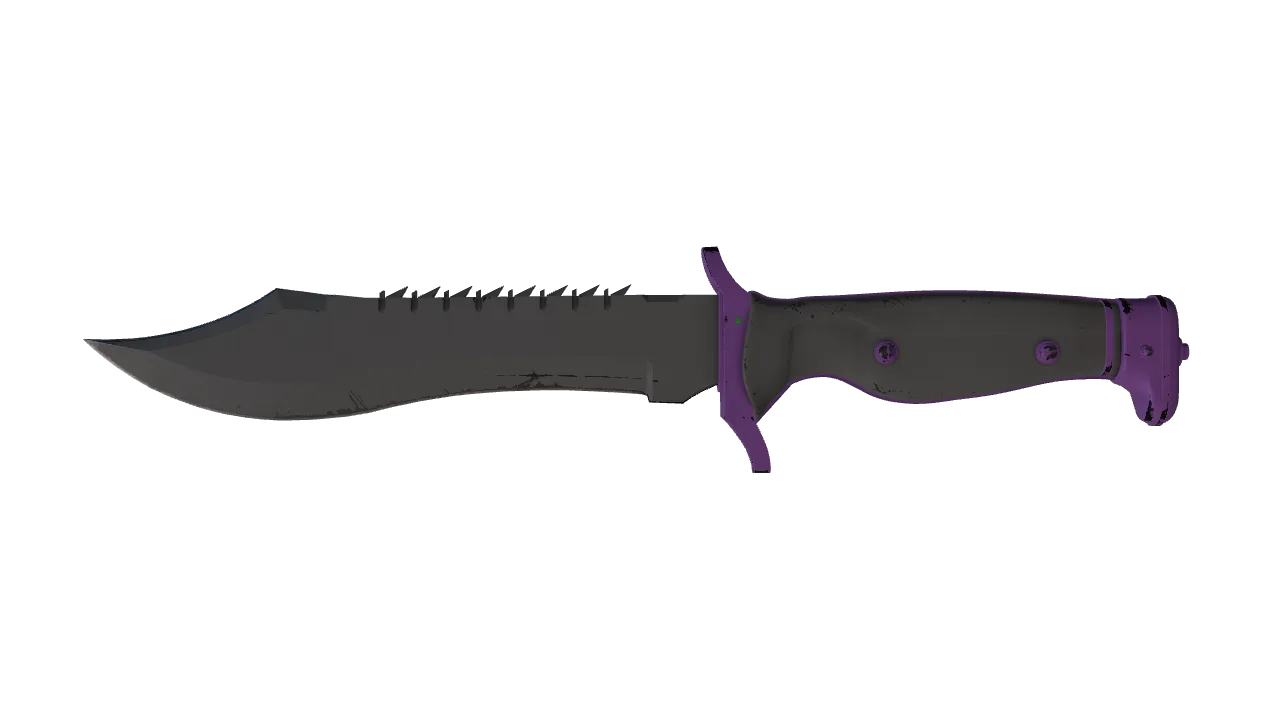 ★ Bowie Knife | Ultraviolet (Field-Tested) — Dust II light, front