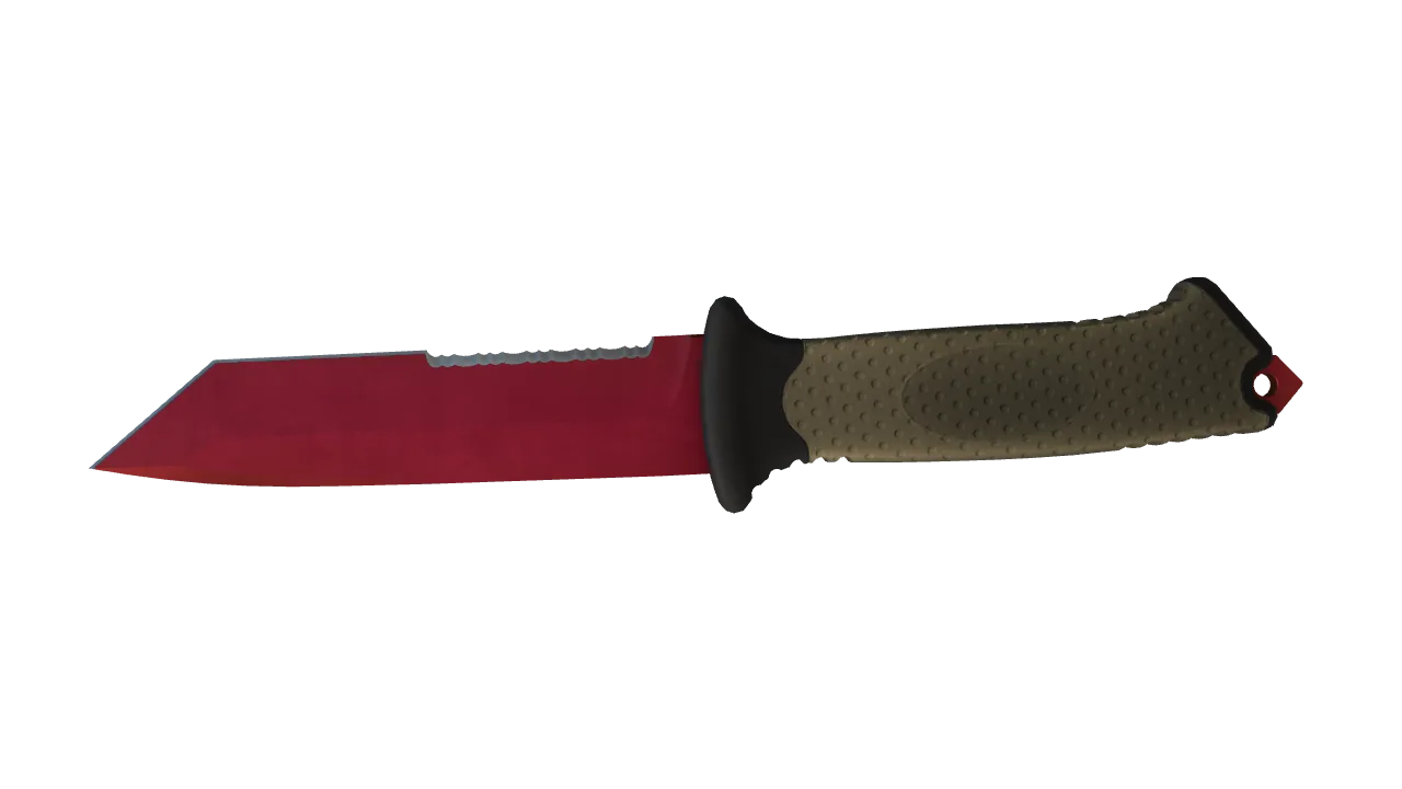 Ursus Knife | Doppler (Ruby) seed #16, back
