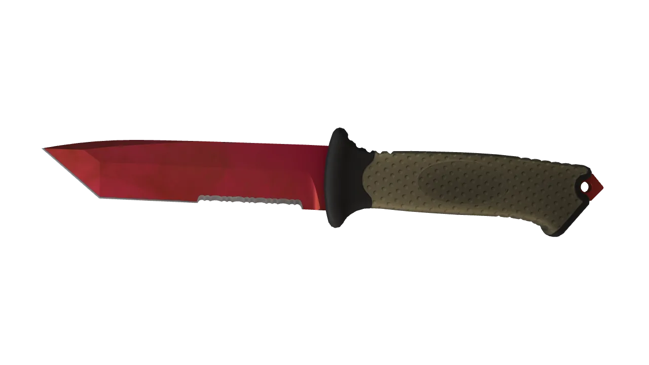 Ursus Knife | Doppler (Ruby) seed #192, front