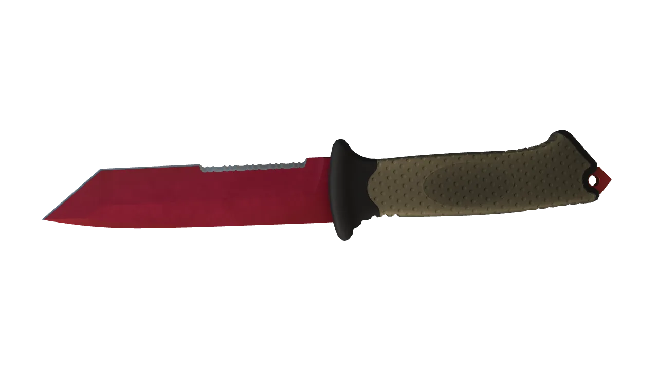 Ursus Knife | Doppler (Ruby) seed #205, back