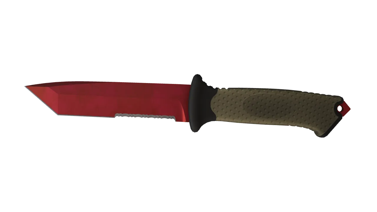 Ursus Knife | Doppler (Ruby) seed #261, front
