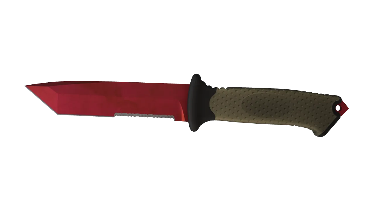 Ursus Knife | Doppler (Ruby) seed #264, front