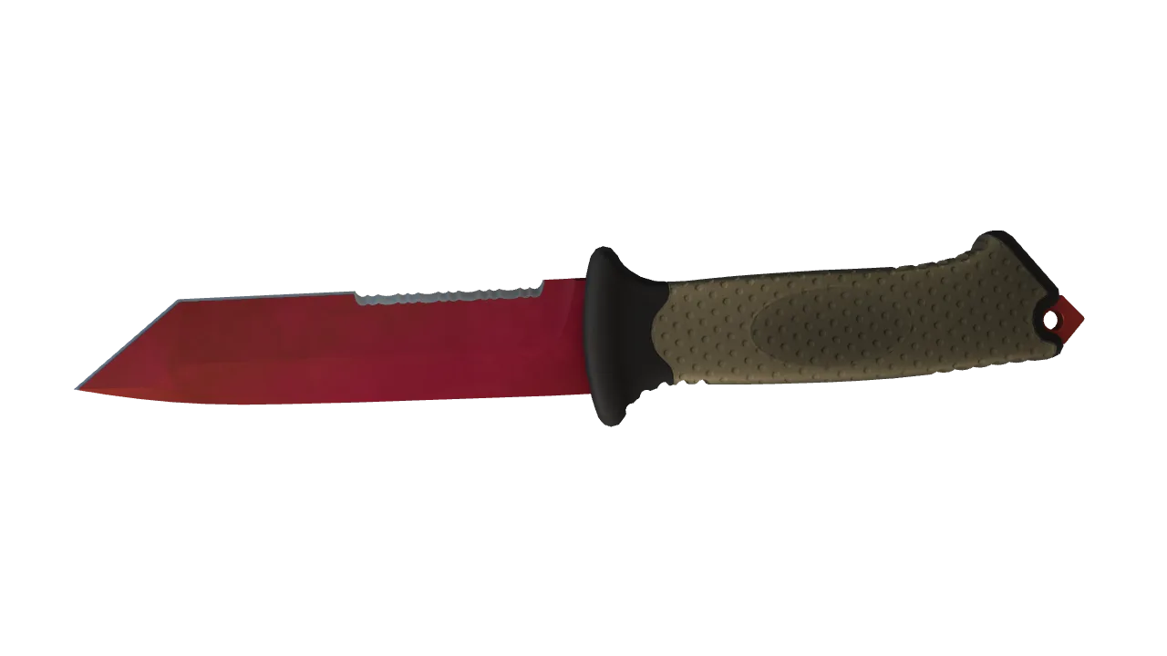Ursus Knife | Doppler (Ruby) seed #278, back