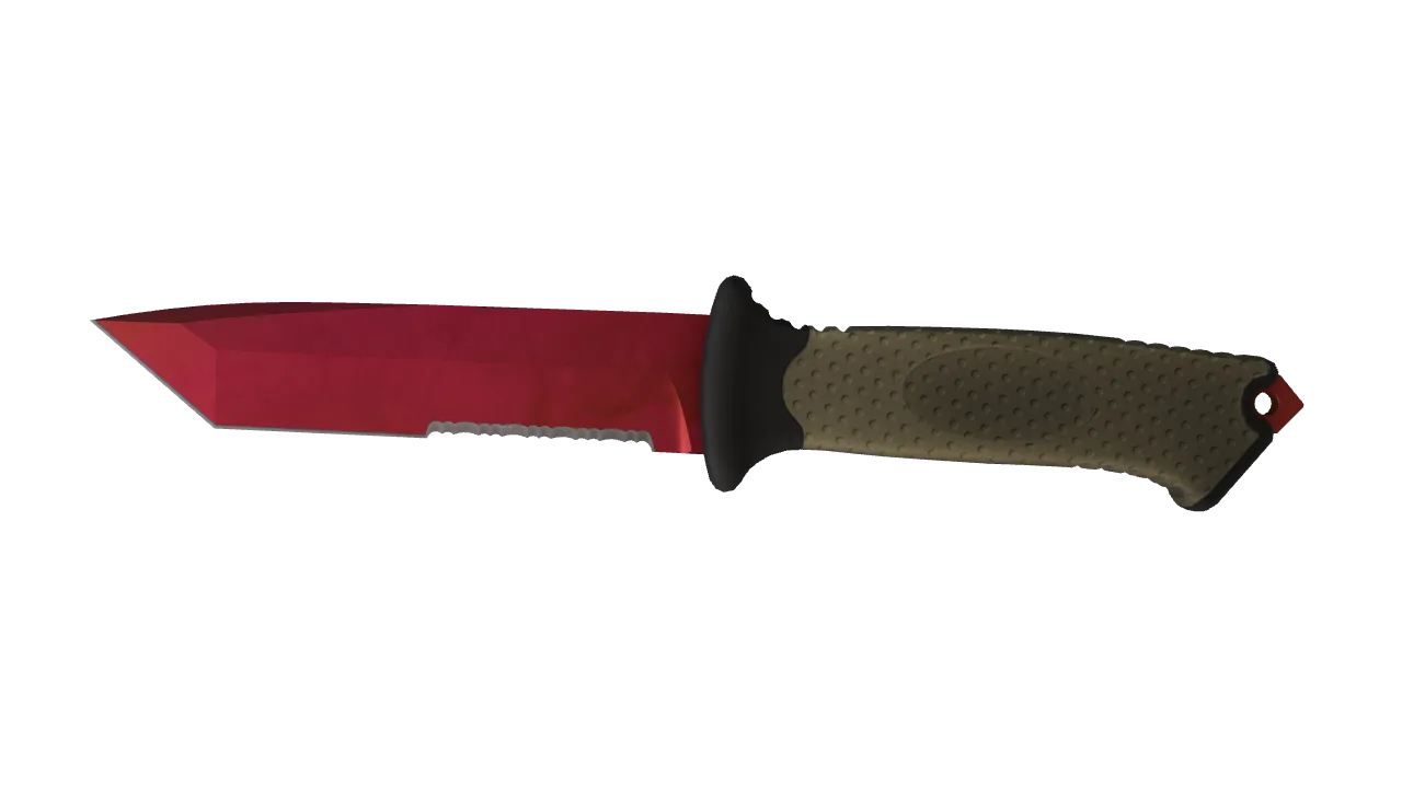 Ursus Knife | Doppler (Ruby) seed #278, front