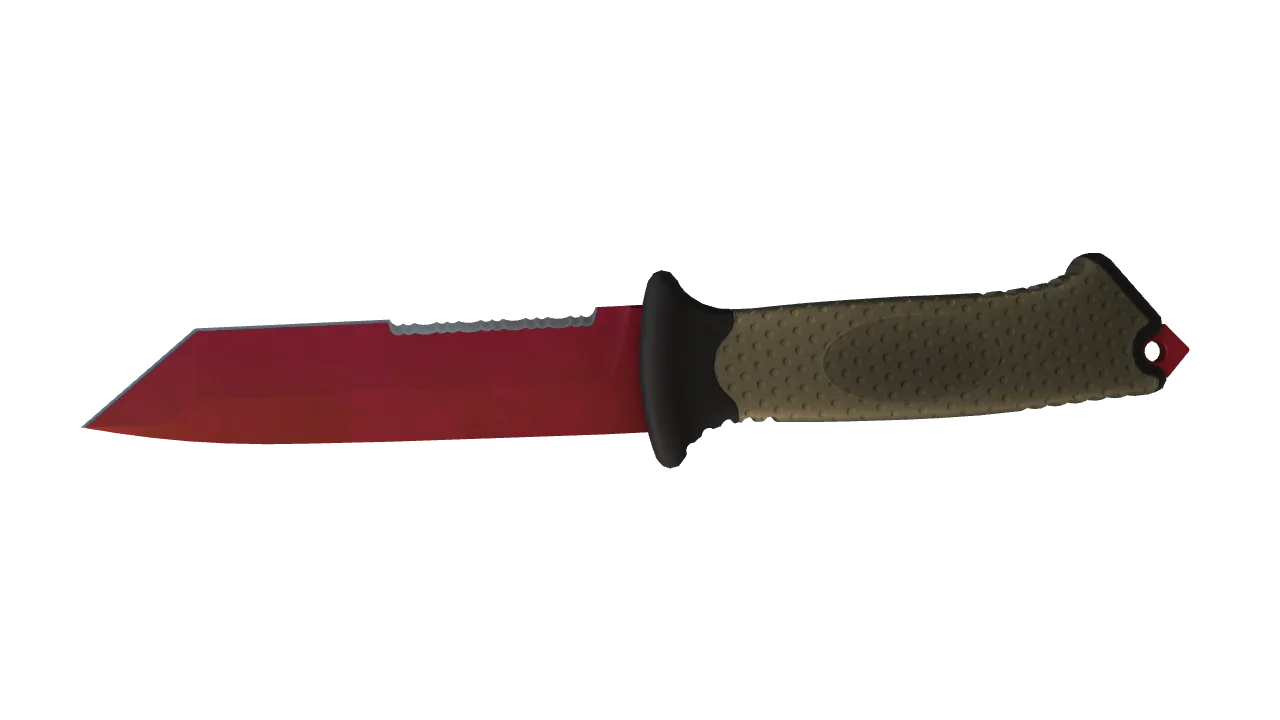 Ursus Knife | Doppler (Ruby) seed #320, back