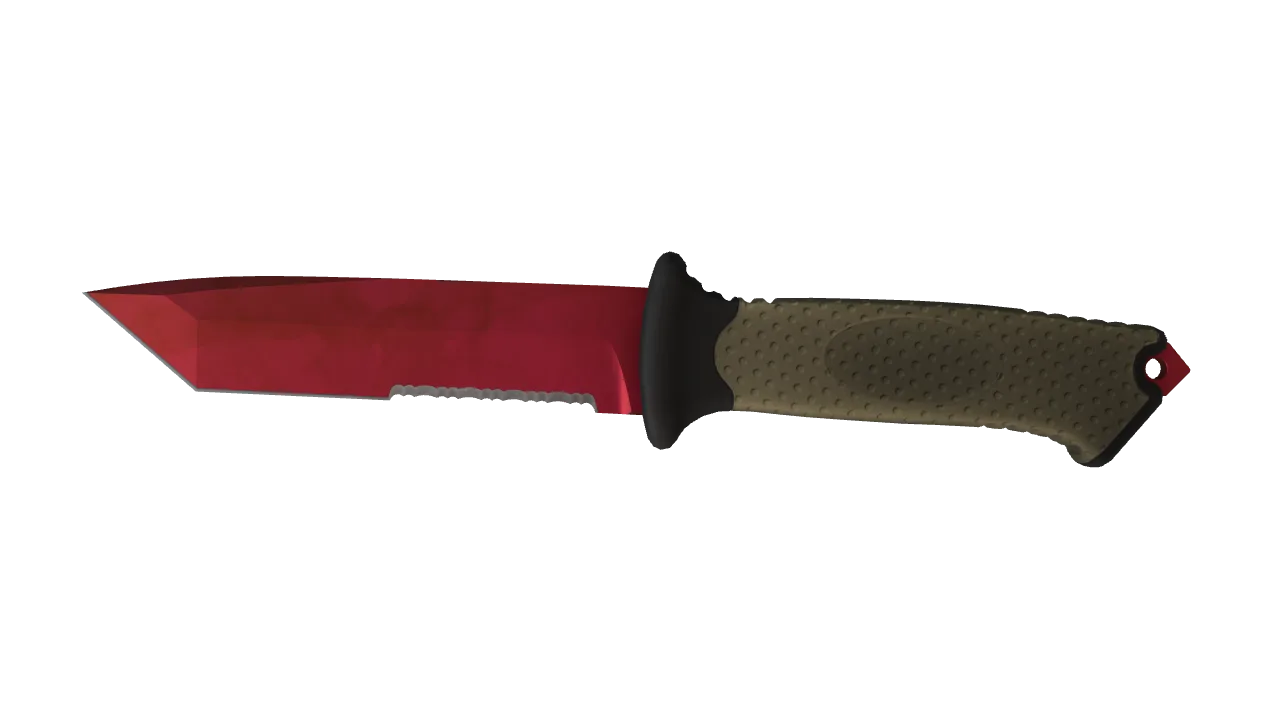 Ursus Knife | Doppler (Ruby) seed #339, front