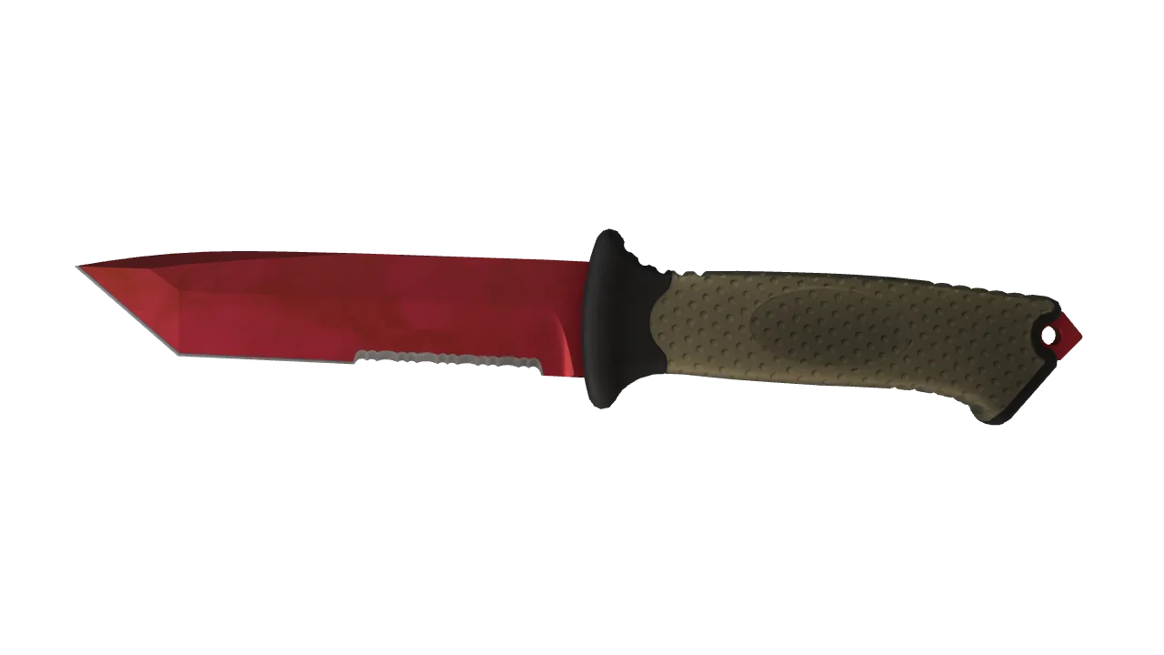 Ursus Knife | Doppler (Ruby) seed #35, front