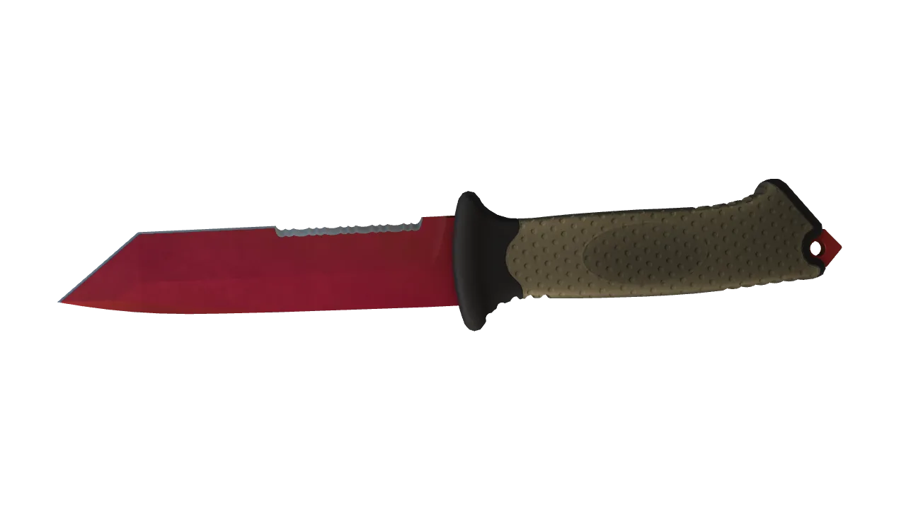 Ursus Knife | Doppler (Ruby) seed #48, back