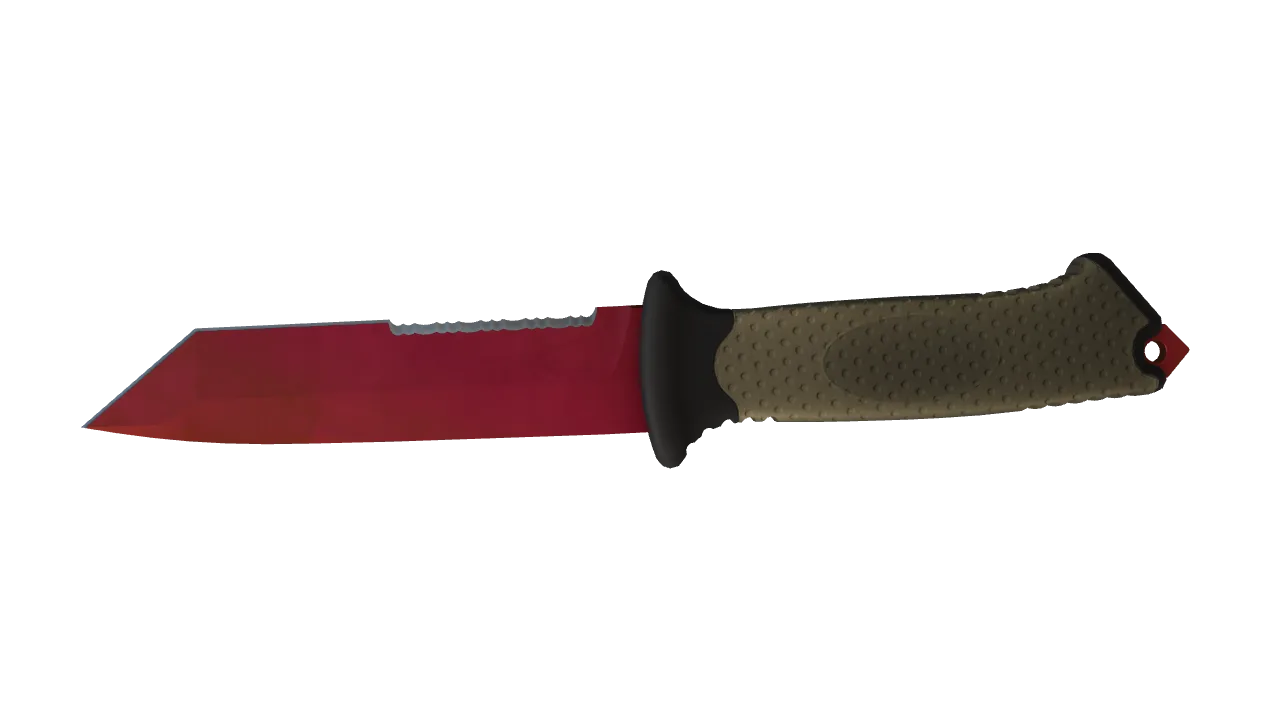 Ursus Knife | Doppler (Ruby) seed #543, back