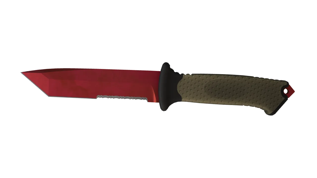 Ursus Knife | Doppler (Ruby) seed #543, front
