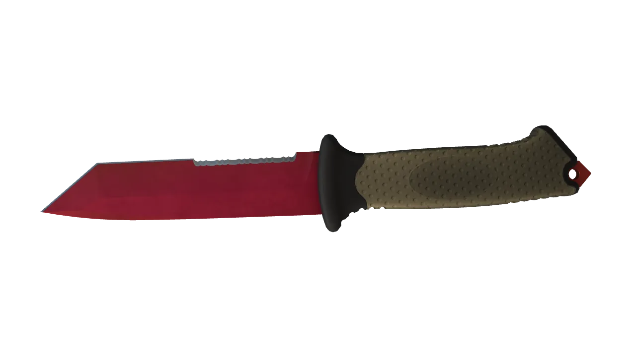 Ursus Knife | Doppler (Ruby) seed #651, back