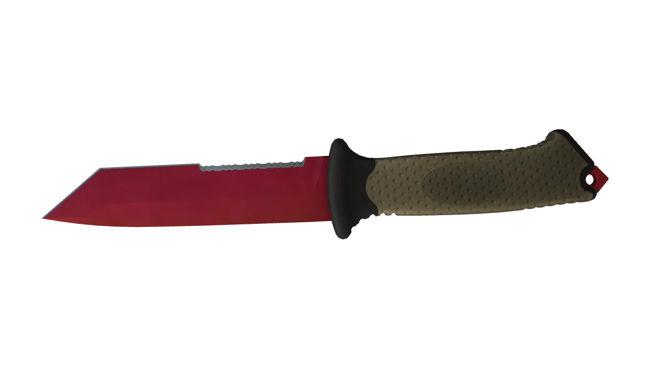 Ursus Knife | Doppler (Ruby) seed #669, back